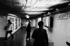 Scene in the Metro, Paris, 2015.
