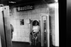 Scene in the Metro, Paris, 2015.